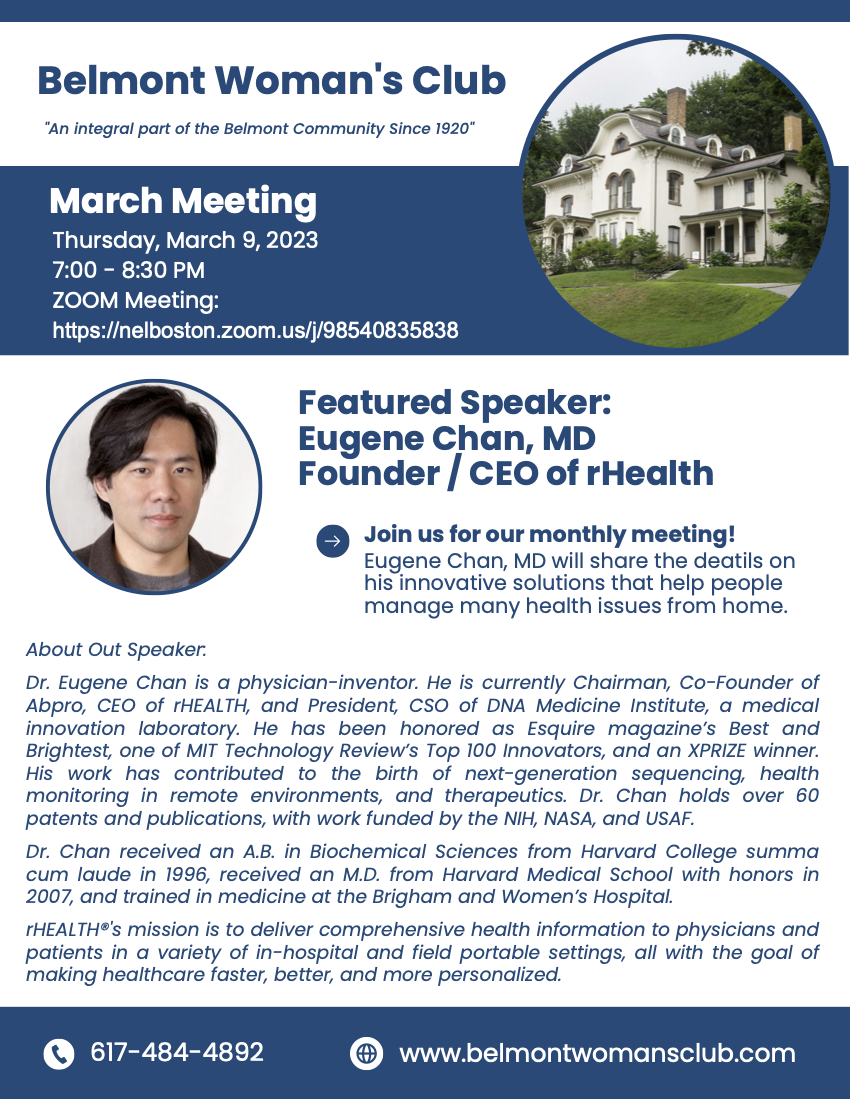 Belmont Woman's Club March Meeting.png Belmont Media Center